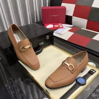 Cheap Salvatore Ferragamo Leather Shoes For Men #1381475 Replica Wholesale [$108.00 USD] [ITEM#1381475] on Replica Salvatore Ferragamo Leather Shoes