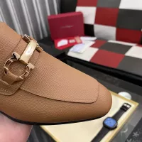 Cheap Salvatore Ferragamo Leather Shoes For Men #1381475 Replica Wholesale [$108.00 USD] [ITEM#1381475] on Replica Salvatore Ferragamo Leather Shoes