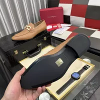 Cheap Salvatore Ferragamo Leather Shoes For Men #1381475 Replica Wholesale [$108.00 USD] [ITEM#1381475] on Replica Salvatore Ferragamo Leather Shoes