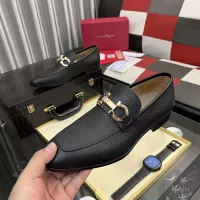 Cheap Salvatore Ferragamo Leather Shoes For Men #1381476 Replica Wholesale [$108.00 USD] [ITEM#1381476] on Replica Salvatore Ferragamo Leather Shoes