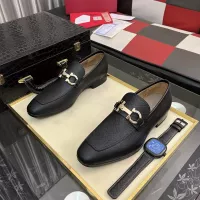 Cheap Salvatore Ferragamo Leather Shoes For Men #1381476 Replica Wholesale [$108.00 USD] [ITEM#1381476] on Replica Salvatore Ferragamo Leather Shoes