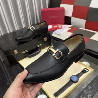 Cheap Salvatore Ferragamo Leather Shoes For Men #1381477 Replica Wholesale [$108.00 USD] [ITEM#1381477] on Replica Salvatore Ferragamo Leather Shoes
