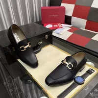 Cheap Salvatore Ferragamo Leather Shoes For Men #1381477 Replica Wholesale [$108.00 USD] [ITEM#1381477] on Replica Salvatore Ferragamo Leather Shoes