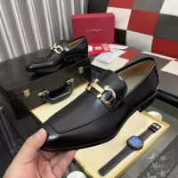 Cheap Salvatore Ferragamo Leather Shoes For Men #1381478 Replica Wholesale [$108.00 USD] [ITEM#1381478] on Replica Salvatore Ferragamo Leather Shoes