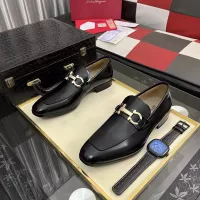 Cheap Salvatore Ferragamo Leather Shoes For Men #1381478 Replica Wholesale [$108.00 USD] [ITEM#1381478] on Replica Salvatore Ferragamo Leather Shoes