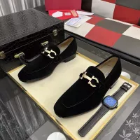 Cheap Salvatore Ferragamo Leather Shoes For Men #1381479 Replica Wholesale [$108.00 USD] [ITEM#1381479] on Replica Salvatore Ferragamo Leather Shoes