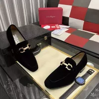 Cheap Salvatore Ferragamo Leather Shoes For Men #1381479 Replica Wholesale [$108.00 USD] [ITEM#1381479] on Replica Salvatore Ferragamo Leather Shoes