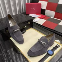 Cheap Salvatore Ferragamo Leather Shoes For Men #1381480 Replica Wholesale [$108.00 USD] [ITEM#1381480] on Replica Salvatore Ferragamo Leather Shoes