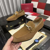 Cheap Salvatore Ferragamo Leather Shoes For Men #1381481 Replica Wholesale [$108.00 USD] [ITEM#1381481] on Replica Salvatore Ferragamo Leather Shoes