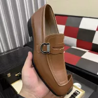 Cheap Salvatore Ferragamo Leather Shoes For Men #1381483 Replica Wholesale [$108.00 USD] [ITEM#1381483] on Replica Salvatore Ferragamo Leather Shoes