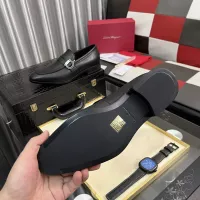 Cheap Salvatore Ferragamo Leather Shoes For Men #1381484 Replica Wholesale [$108.00 USD] [ITEM#1381484] on Replica Salvatore Ferragamo Leather Shoes