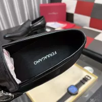 Cheap Salvatore Ferragamo Leather Shoes For Men #1381486 Replica Wholesale [$108.00 USD] [ITEM#1381486] on Replica Salvatore Ferragamo Leather Shoes