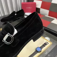 Cheap Salvatore Ferragamo Leather Shoes For Men #1381487 Replica Wholesale [$108.00 USD] [ITEM#1381487] on Replica Salvatore Ferragamo Leather Shoes