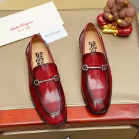 Cheap Salvatore Ferragamo Leather Shoes For Men #1381488 Replica Wholesale [$88.00 USD] [ITEM#1381488] on Replica Salvatore Ferragamo Leather Shoes