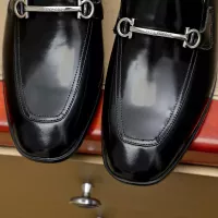 Cheap Salvatore Ferragamo Leather Shoes For Men #1381489 Replica Wholesale [$88.00 USD] [ITEM#1381489] on Replica Salvatore Ferragamo Leather Shoes