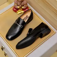 Cheap Salvatore Ferragamo Leather Shoes For Men #1381490 Replica Wholesale [$88.00 USD] [ITEM#1381490] on Replica Salvatore Ferragamo Leather Shoes