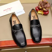 Cheap Salvatore Ferragamo Leather Shoes For Men #1381490 Replica Wholesale [$88.00 USD] [ITEM#1381490] on Replica Salvatore Ferragamo Leather Shoes