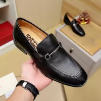 Cheap Salvatore Ferragamo Leather Shoes For Men #1381490 Replica Wholesale [$88.00 USD] [ITEM#1381490] on Replica Salvatore Ferragamo Leather Shoes