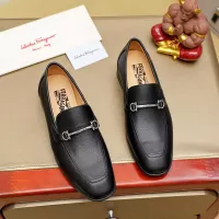 Cheap Salvatore Ferragamo Leather Shoes For Men #1381491 Replica Wholesale [$88.00 USD] [ITEM#1381491] on Replica Salvatore Ferragamo Leather Shoes