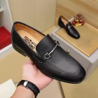 Cheap Salvatore Ferragamo Leather Shoes For Men #1381491 Replica Wholesale [$88.00 USD] [ITEM#1381491] on Replica Salvatore Ferragamo Leather Shoes