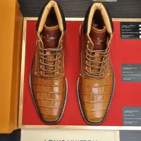 Cheap Louis Vuitton Boots For Men #1381561 Replica Wholesale [$115.00 USD] [ITEM#1381561] on Replica Louis Vuitton Boots