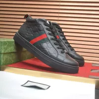 Cheap Gucci High Tops Shoes For Men #1381605 Replica Wholesale [$92.00 USD] [ITEM#1381605] on Replica Gucci High Tops Shoes