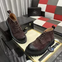 Cheap Prada Boots For Men #1381660 Replica Wholesale [$102.00 USD] [ITEM#1381660] on Replica Prada Boots