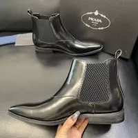 Cheap Prada Boots For Men #1381663 Replica Wholesale [$150.00 USD] [ITEM#1381663] on Replica Prada Boots