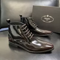 Cheap Prada Boots For Men #1381664 Replica Wholesale [$150.00 USD] [ITEM#1381664] on Replica Prada Boots