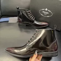 Cheap Prada Boots For Men #1381664 Replica Wholesale [$150.00 USD] [ITEM#1381664] on Replica Prada Boots