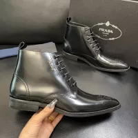 Cheap Prada Boots For Men #1381665 Replica Wholesale [$150.00 USD] [ITEM#1381665] on Replica Prada Boots