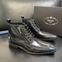 Cheap Prada Boots For Men #1381666 Replica Wholesale [$150.00 USD] [ITEM#1381666] on Replica Prada Boots