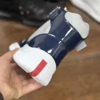 Cheap Prada High Top Shoes For Men #1381668 Replica Wholesale [$92.00 USD] [ITEM#1381668] on Replica Prada High Top Shoes