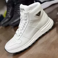 Cheap Prada High Top Shoes For Men #1381672 Replica Wholesale [$100.00 USD] [ITEM#1381672] on Replica Prada High Top Shoes
