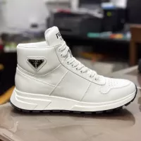 Cheap Prada High Top Shoes For Men #1381672 Replica Wholesale [$100.00 USD] [ITEM#1381672] on Replica Prada High Top Shoes
