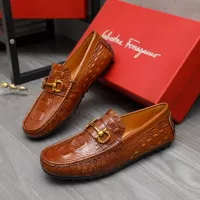 Cheap Salvatore Ferragamo Leather Shoes For Men #1381825 Replica Wholesale [$80.00 USD] [ITEM#1381825] on Replica Salvatore Ferragamo Leather Shoes