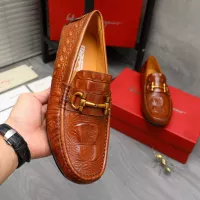 Cheap Salvatore Ferragamo Leather Shoes For Men #1381825 Replica Wholesale [$80.00 USD] [ITEM#1381825] on Replica Salvatore Ferragamo Leather Shoes