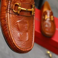 Cheap Salvatore Ferragamo Leather Shoes For Men #1381825 Replica Wholesale [$80.00 USD] [ITEM#1381825] on Replica Salvatore Ferragamo Leather Shoes