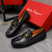 Cheap Salvatore Ferragamo Leather Shoes For Men #1381826 Replica Wholesale [$80.00 USD] [ITEM#1381826] on Replica Salvatore Ferragamo Leather Shoes