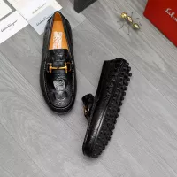 Cheap Salvatore Ferragamo Leather Shoes For Men #1381826 Replica Wholesale [$80.00 USD] [ITEM#1381826] on Replica Salvatore Ferragamo Leather Shoes