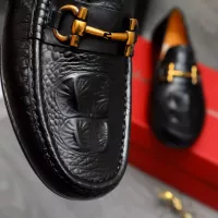 Cheap Salvatore Ferragamo Leather Shoes For Men #1381826 Replica Wholesale [$80.00 USD] [ITEM#1381826] on Replica Salvatore Ferragamo Leather Shoes