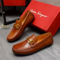 Cheap Salvatore Ferragamo Leather Shoes For Men #1381827 Replica Wholesale [$80.00 USD] [ITEM#1381827] on Replica Salvatore Ferragamo Leather Shoes