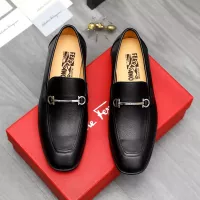 Cheap Salvatore Ferragamo Leather Shoes For Men #1381829 Replica Wholesale [$88.00 USD] [ITEM#1381829] on Replica Salvatore Ferragamo Leather Shoes