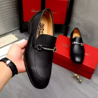 Cheap Salvatore Ferragamo Leather Shoes For Men #1381829 Replica Wholesale [$88.00 USD] [ITEM#1381829] on Replica Salvatore Ferragamo Leather Shoes