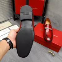 Cheap Salvatore Ferragamo Leather Shoes For Men #1381831 Replica Wholesale [$88.00 USD] [ITEM#1381831] on Replica Salvatore Ferragamo Leather Shoes