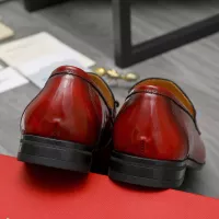 Cheap Salvatore Ferragamo Leather Shoes For Men #1381831 Replica Wholesale [$88.00 USD] [ITEM#1381831] on Replica Salvatore Ferragamo Leather Shoes