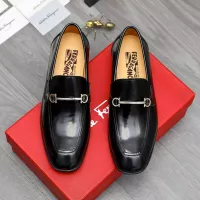 Cheap Salvatore Ferragamo Leather Shoes For Men #1381832 Replica Wholesale [$88.00 USD] [ITEM#1381832] on Replica Salvatore Ferragamo Leather Shoes