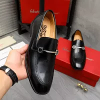 Cheap Salvatore Ferragamo Leather Shoes For Men #1381832 Replica Wholesale [$88.00 USD] [ITEM#1381832] on Replica Salvatore Ferragamo Leather Shoes