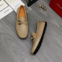 Cheap Salvatore Ferragamo Leather Shoes For Men #1381833 Replica Wholesale [$92.00 USD] [ITEM#1381833] on Replica Salvatore Ferragamo Leather Shoes