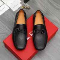 Cheap Salvatore Ferragamo Leather Shoes For Men #1381834 Replica Wholesale [$92.00 USD] [ITEM#1381834] on Replica Salvatore Ferragamo Leather Shoes